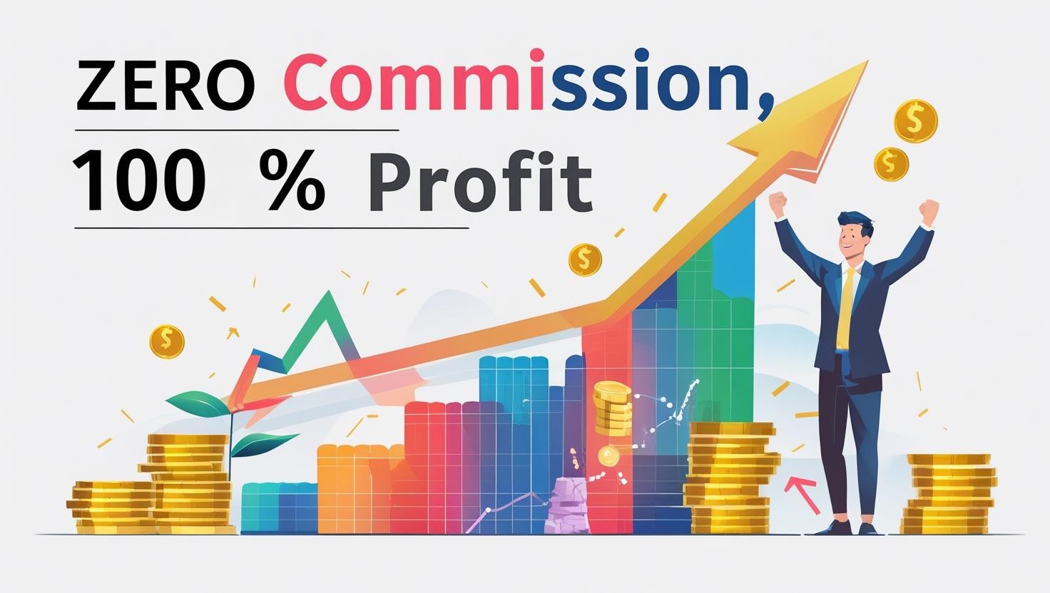 Zero commission - sellers keep 100 percent profit